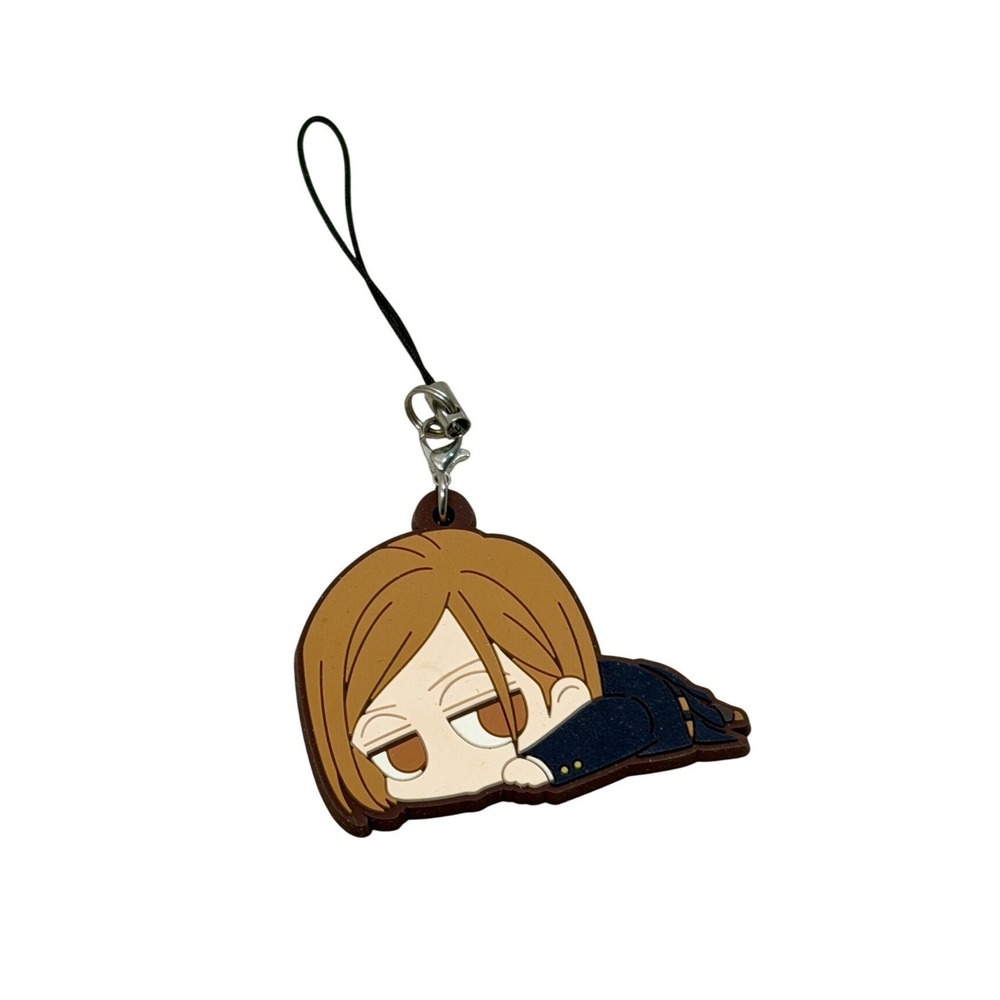 Movic Jujutsu Kaisen Nobara Kugisaki Daru~n Rubber Keychain Phone Charm Anime